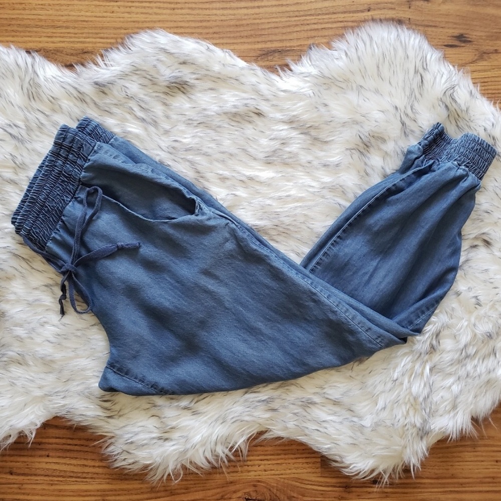 Cloth & Stone Chambray Jogger Pants XS